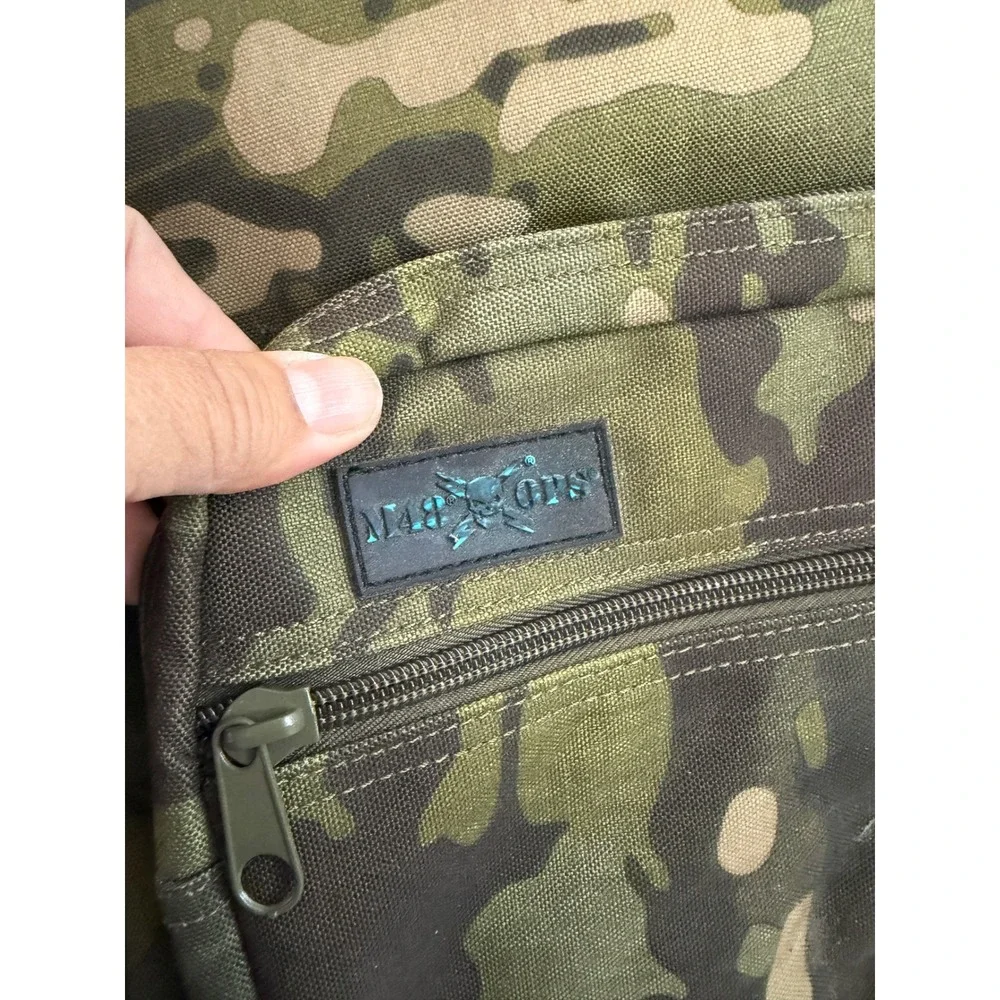 M48 Ops Tactical Backpack Multicam Camouflage Canvas‎ Rucksack Daypack Green